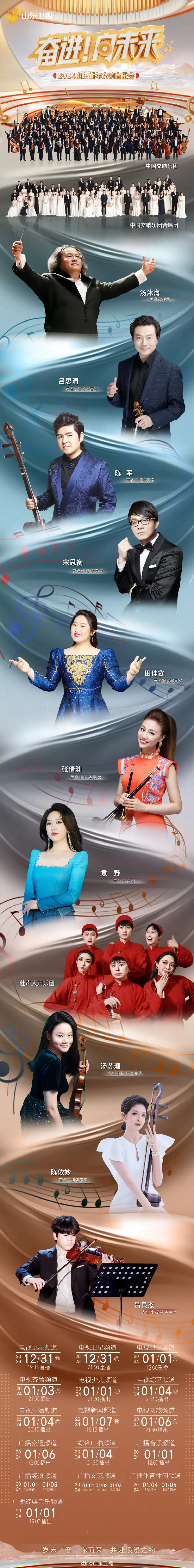 辞旧迎新，乐动泉城！《2024山东新年交响音乐会》带你感受音乐的魅力！